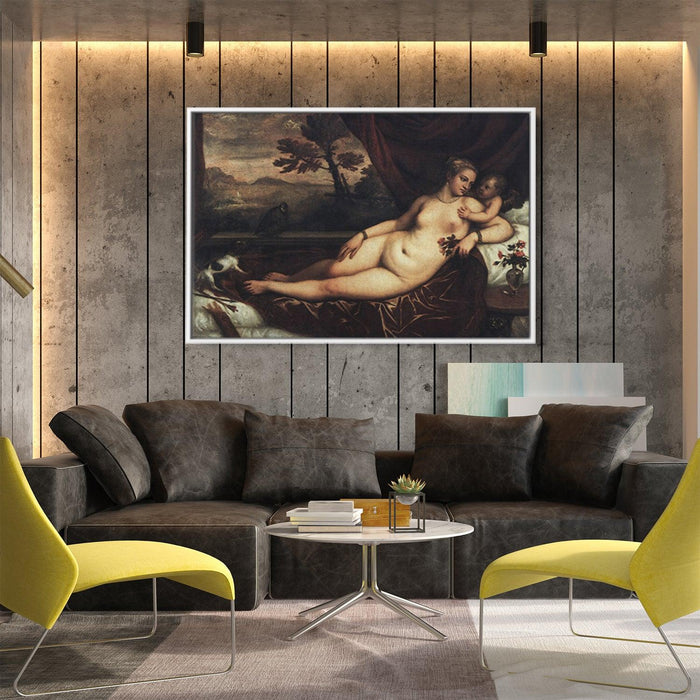 Venus and Cupid by Titian - Canvas Artwork