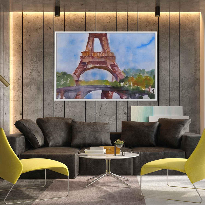 Watercolor Eiffel Tower #114 - Kanvah
