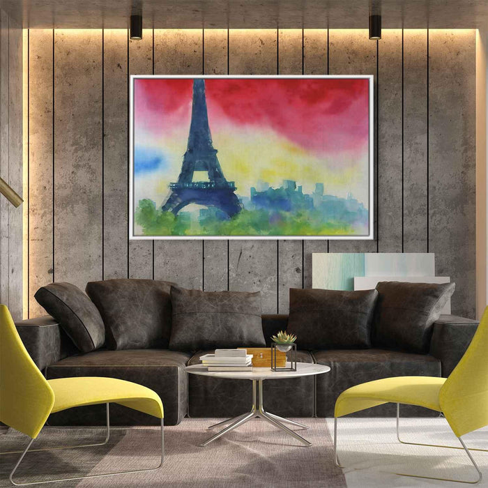 Watercolor Eiffel Tower #128 - Kanvah