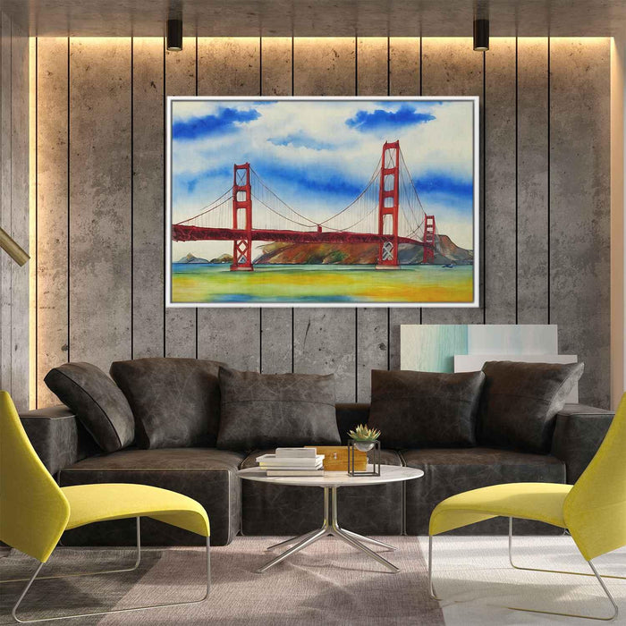 Watercolor Golden Gate Bridge #126 - Kanvah