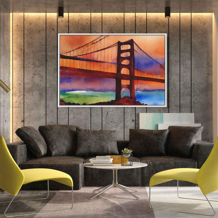 Watercolor Golden Gate Bridge #134 - Kanvah