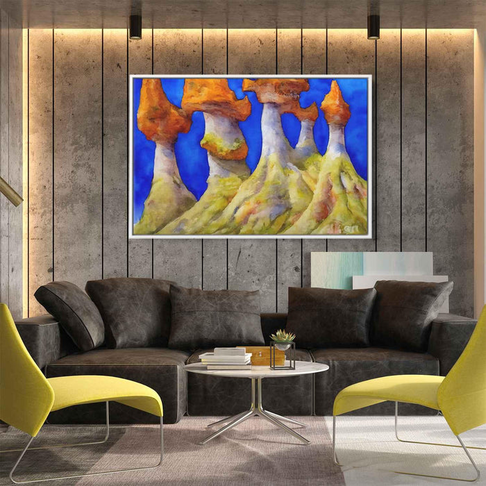 Watercolor Hoodoo formations #136 - Kanvah