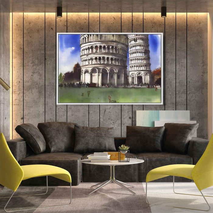 Watercolor Leaning Tower of Pisa #107 - Kanvah