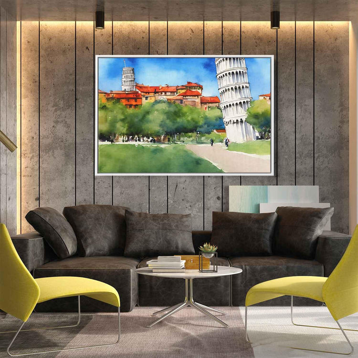 Watercolor Leaning Tower of Pisa #124 - Kanvah