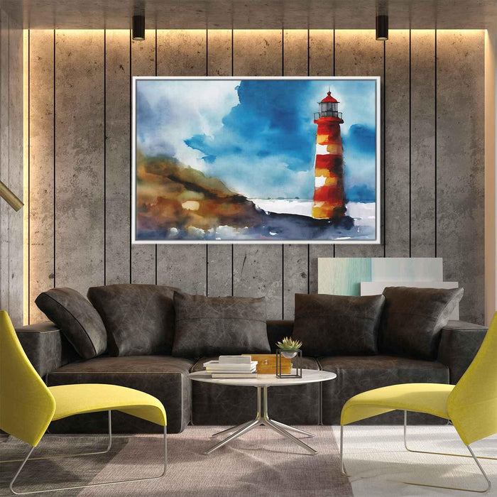 Watercolor Lighthouse #114 - Kanvah