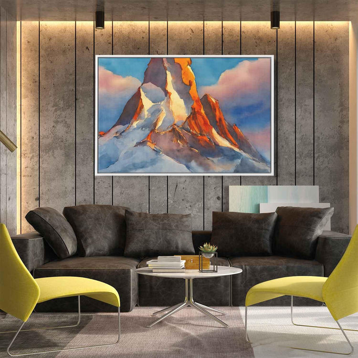 Watercolor Matterhorn #126 - Kanvah