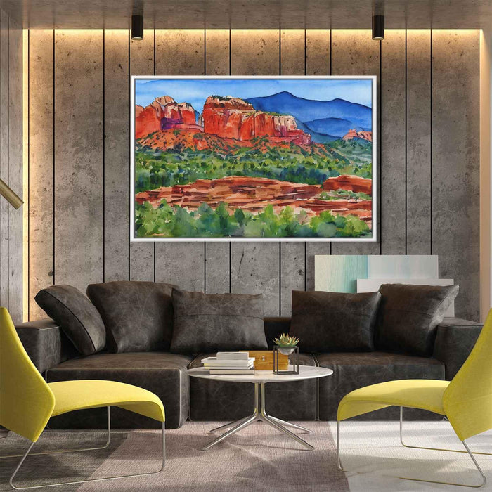 Watercolor Sedona Red Rocks #135 - Kanvah