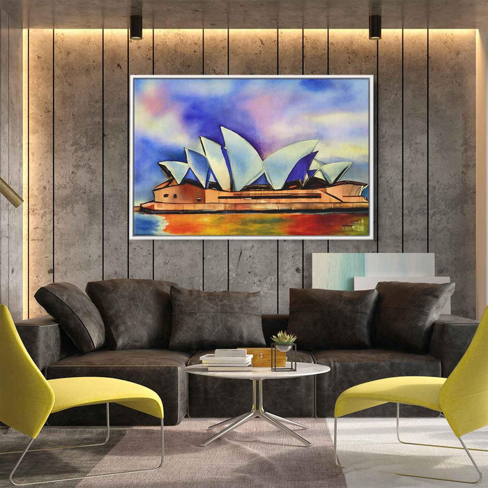 Watercolor Sydney Opera House #103 - Kanvah