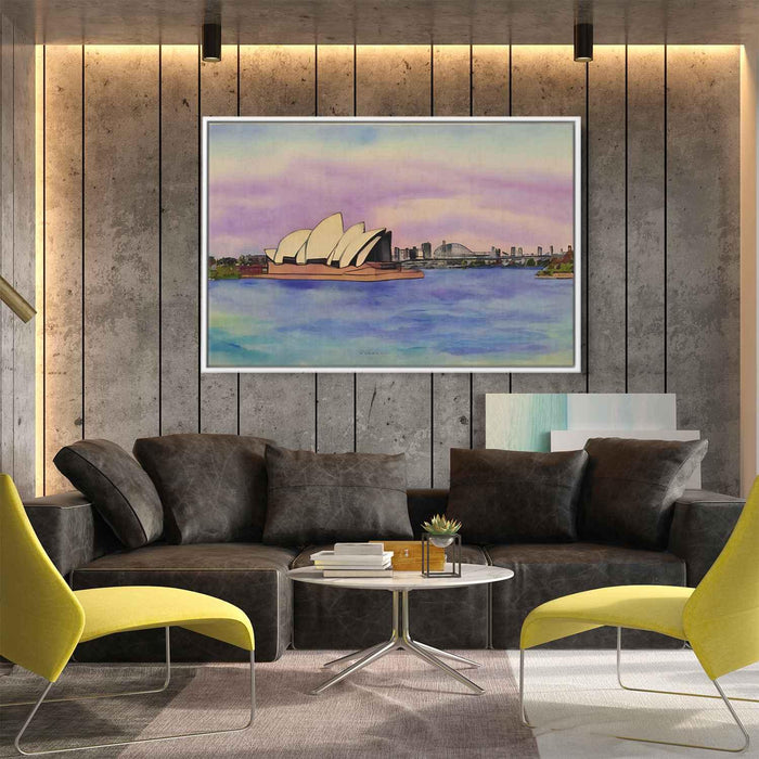 Watercolor Sydney Opera House #111 - Kanvah