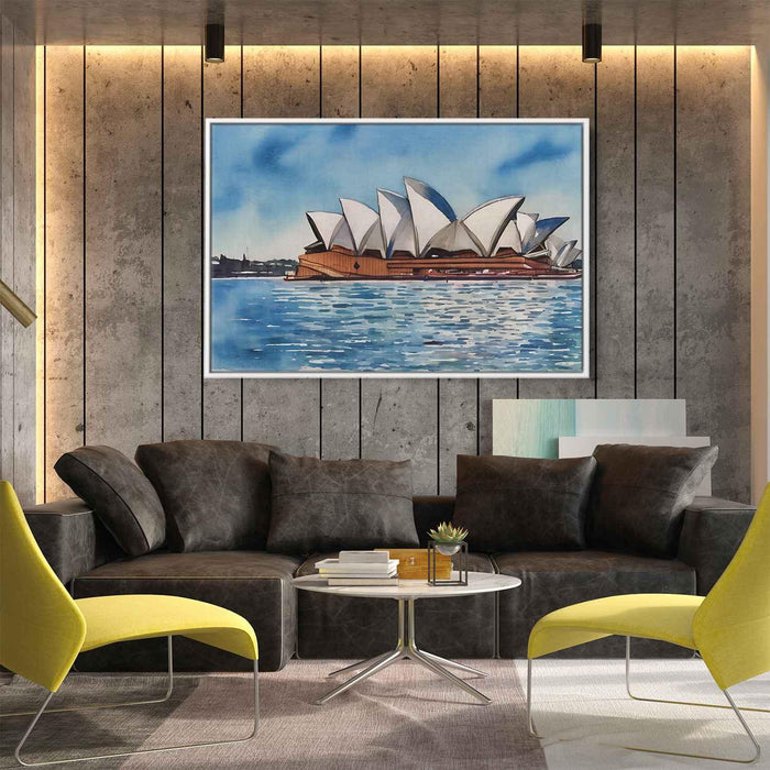 Watercolor Sydney Opera House #117 - Kanvah