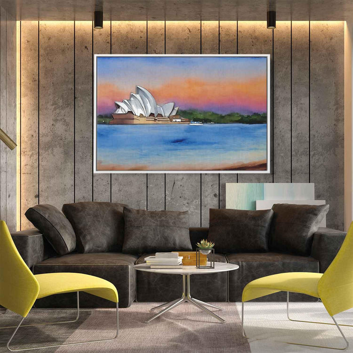 Watercolor Sydney Opera House #118 - Kanvah