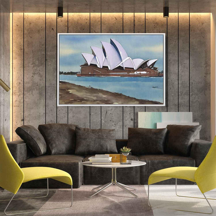 Watercolor Sydney Opera House #124 - Kanvah