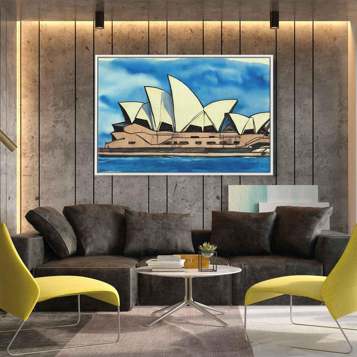 Watercolor Sydney Opera House #127 - Kanvah