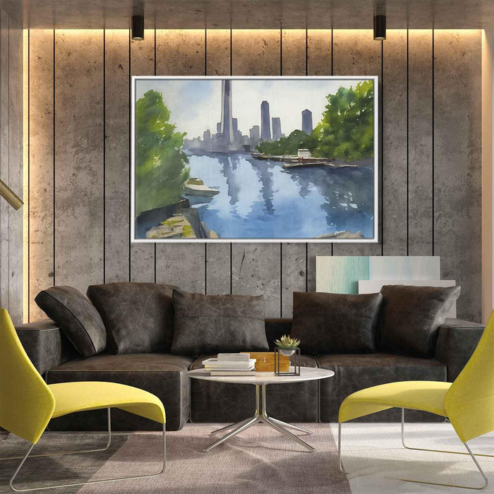 Watercolor CN Tower #128 - Kanvah