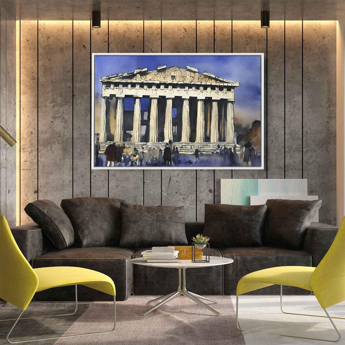 Watercolor Parthenon #126 - Kanvah