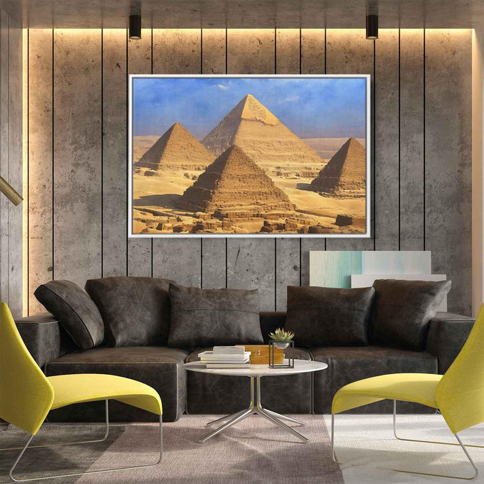 Watercolor Pyramids of Giza #117 - Kanvah