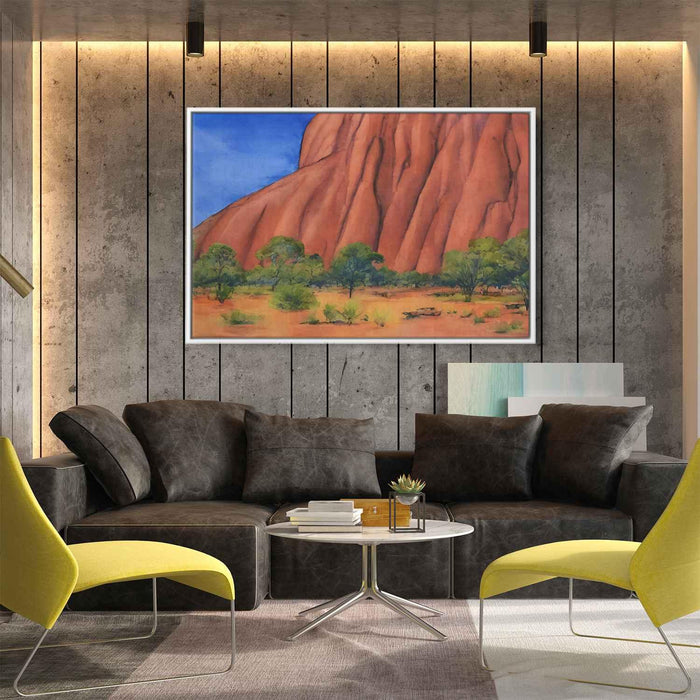 Watercolor Uluru #114 - Kanvah