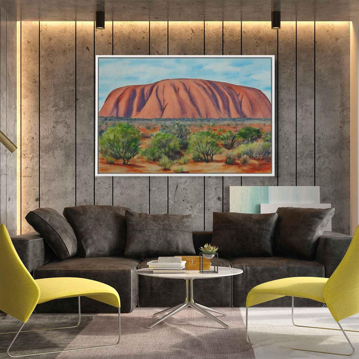 Watercolor Uluru #126 - Kanvah