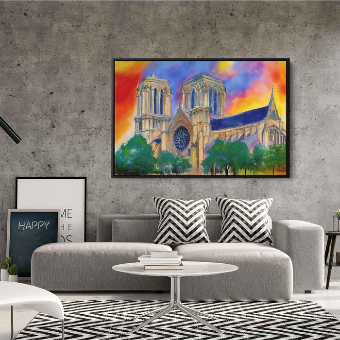 Abstract Notre Dame Cathedral #124 - Kanvah