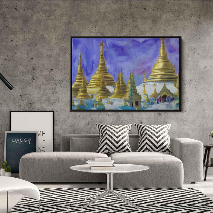 Abstract Shwedagon Pagoda #128 - Kanvah