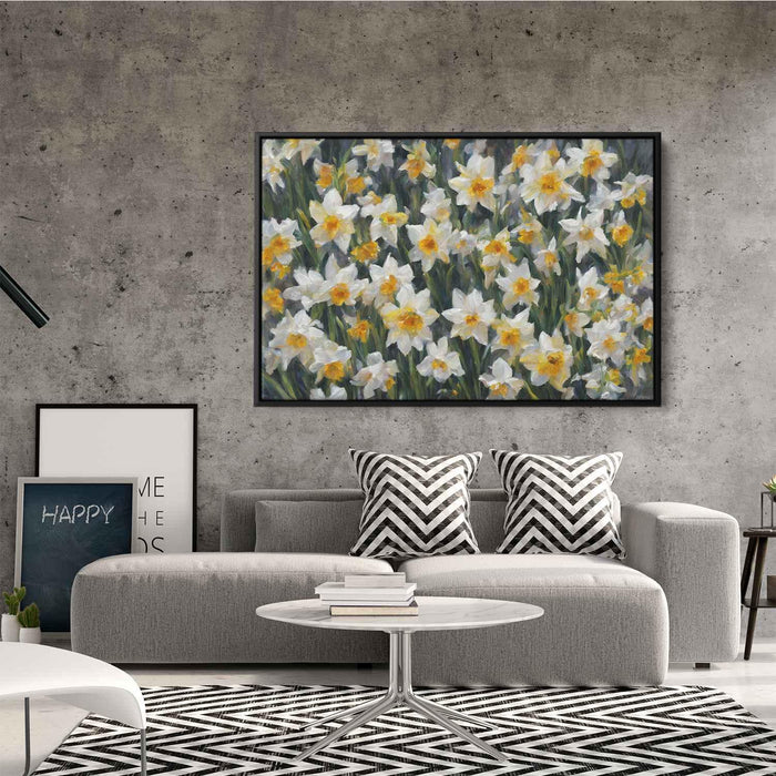 Contemporary Oil Daffodils #128 - Kanvah