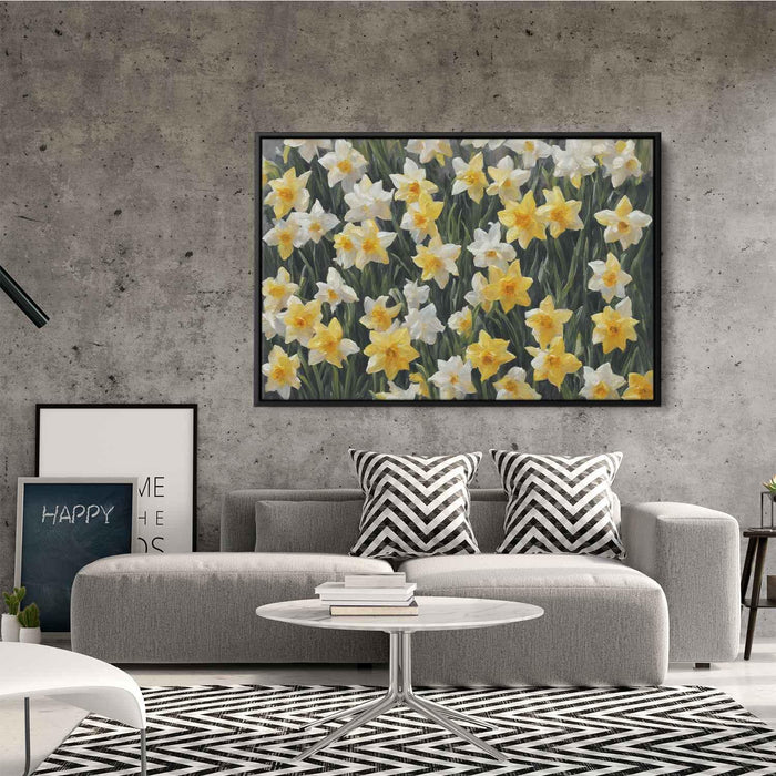 Contemporary Oil Daffodils #140 - Kanvah