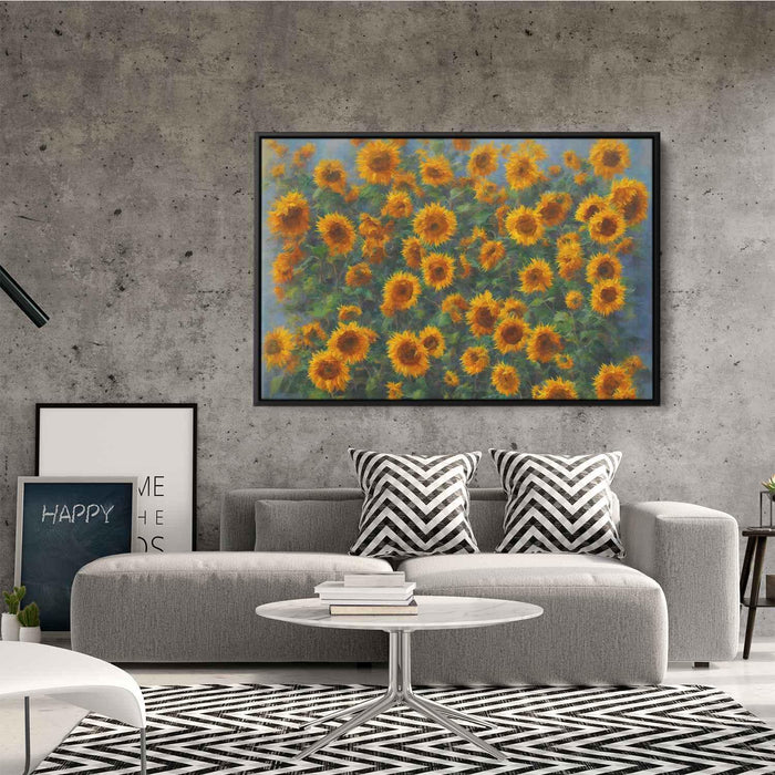 Enchanting Abstract Sunflowers #107 - Kanvah