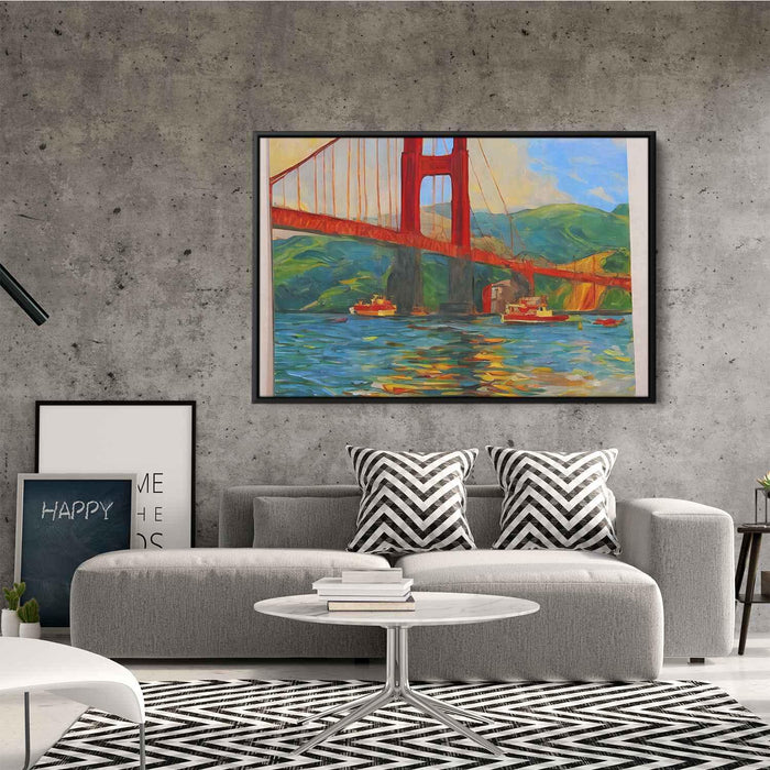 Impressionism Golden Gate Bridge #134 - Kanvah