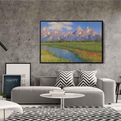 Impressionism Grand Tetons #136 - Kanvah