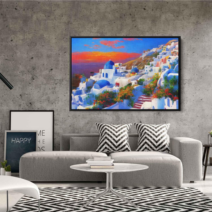 Impressionism Santorini #127 - Kanvah