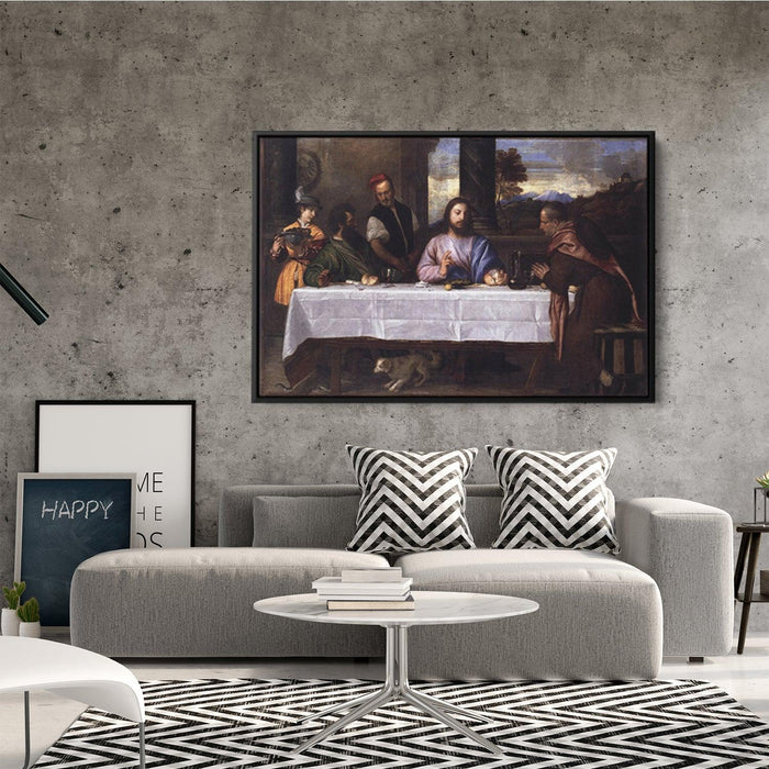 Supper at Emmaus by Titian - Canvas Artwork