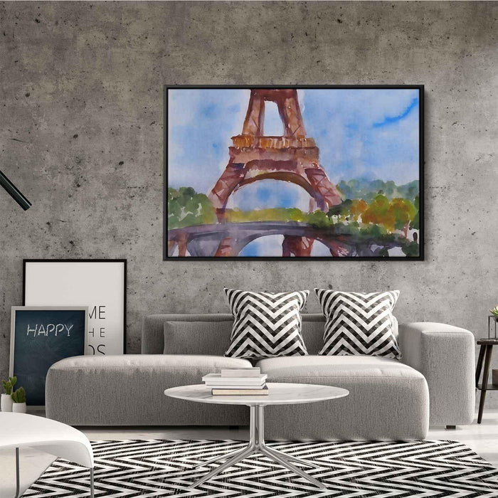 Watercolor Eiffel Tower #114 - Kanvah