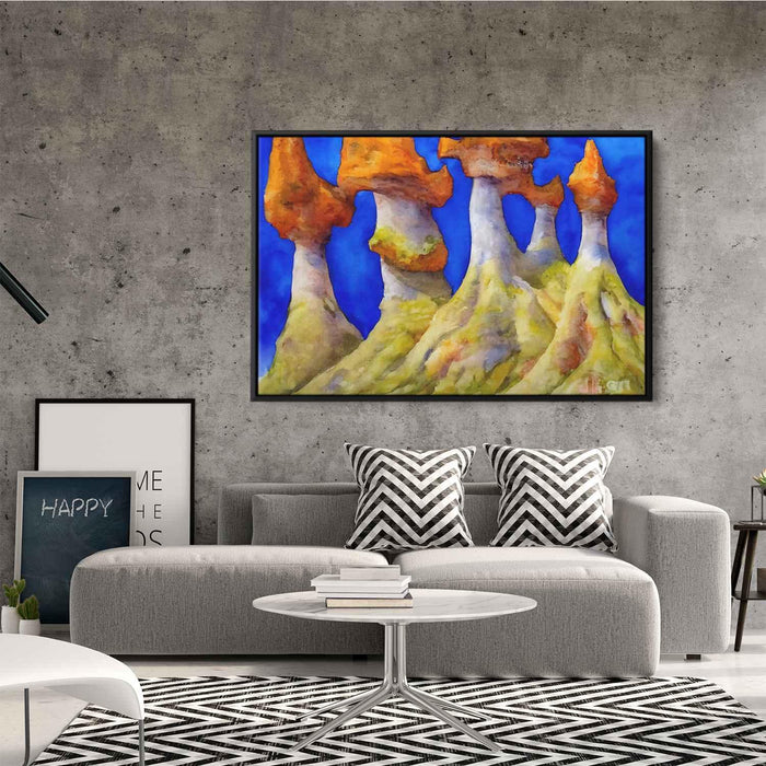 Watercolor Hoodoo formations #136 - Kanvah