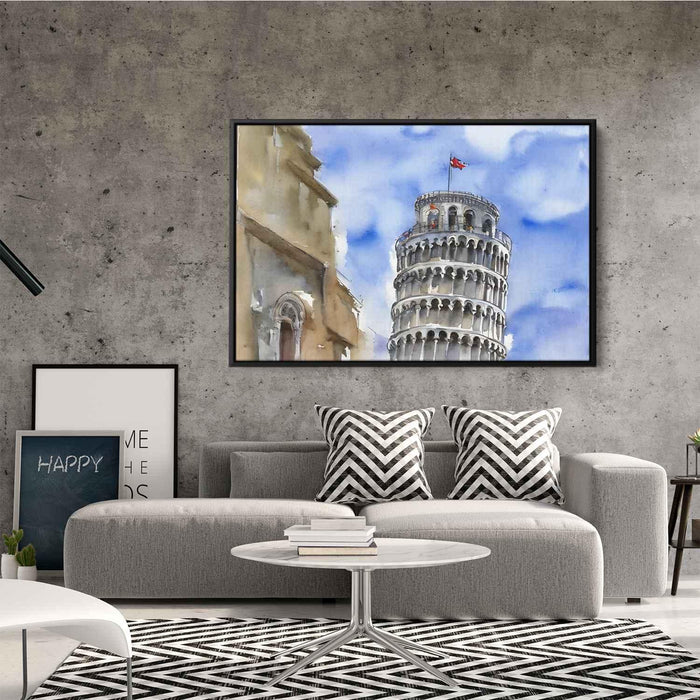 Watercolor Leaning Tower of Pisa #126 - Kanvah