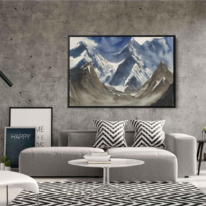 Watercolor Mount Everest #107 - Kanvah