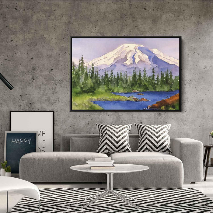 Watercolor Mount Rainier #134 - Kanvah