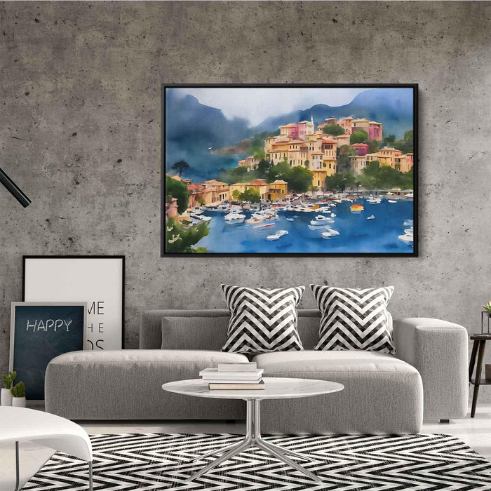 Watercolor Portofino #140 - Kanvah