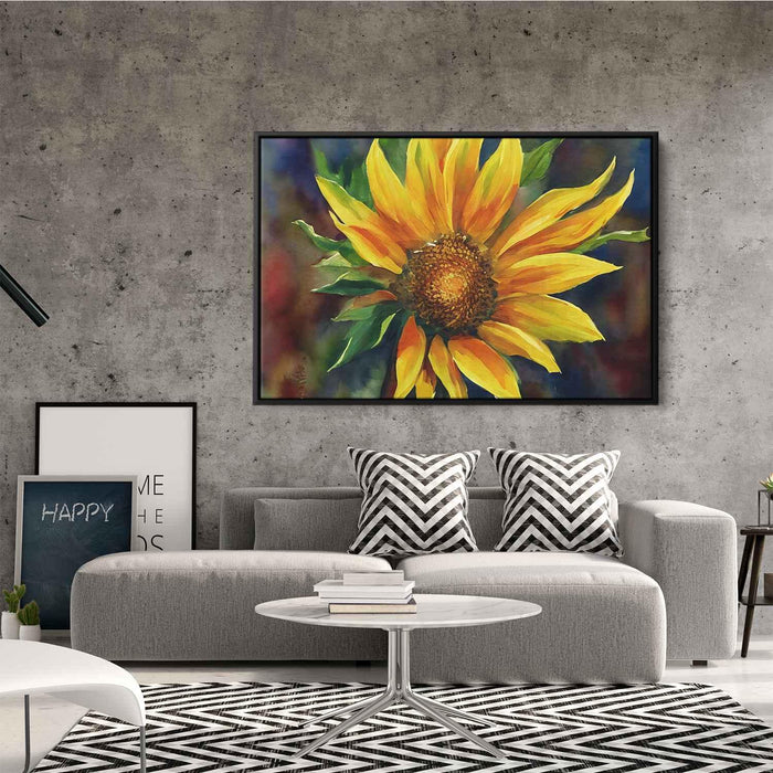 Watercolor Sunflower #136 - Kanvah