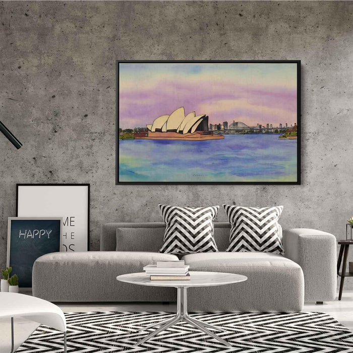 Watercolor Sydney Opera House #111 - Kanvah