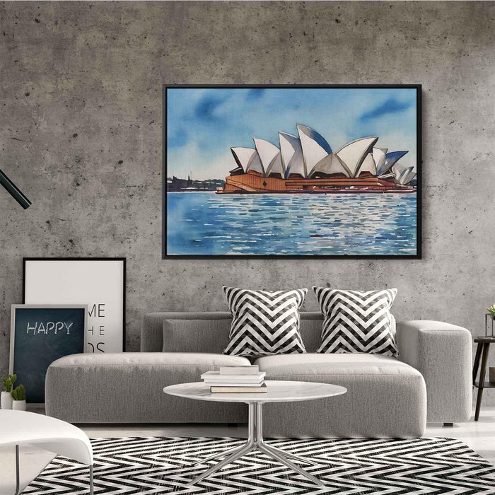 Watercolor Sydney Opera House #117 - Kanvah