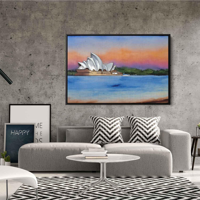 Watercolor Sydney Opera House #118 - Kanvah