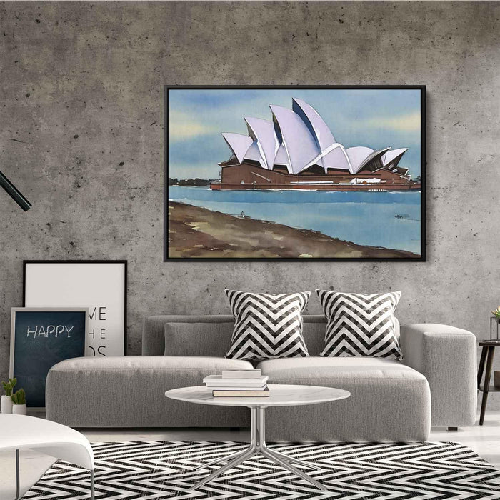 Watercolor Sydney Opera House #124 - Kanvah