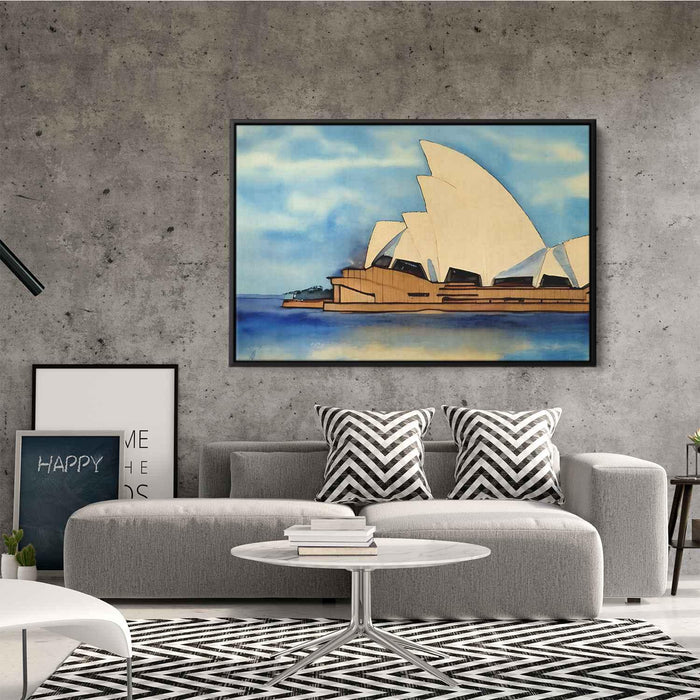 Watercolor Sydney Opera House #133 - Kanvah