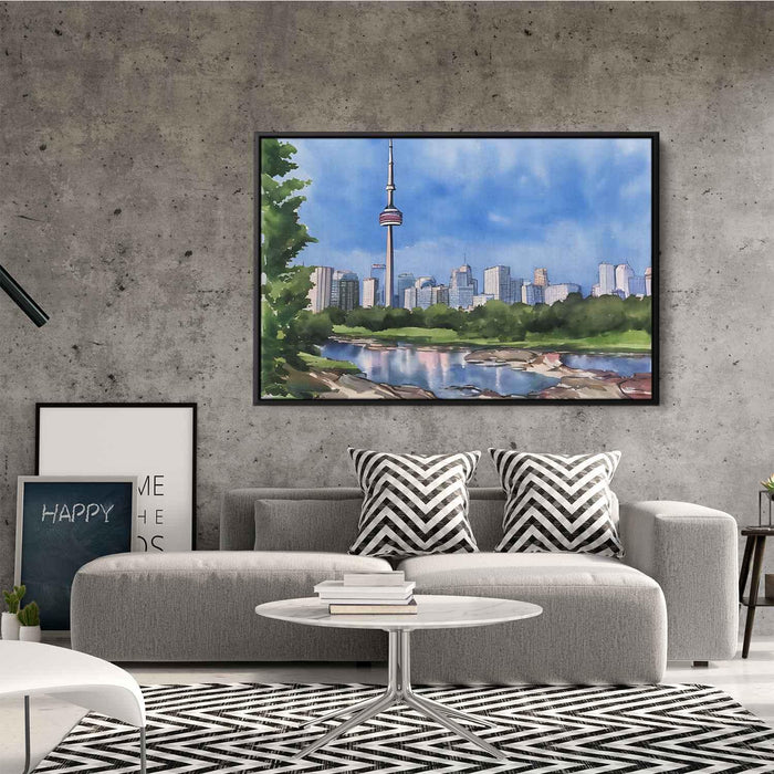 Watercolor CN Tower #103 - Kanvah