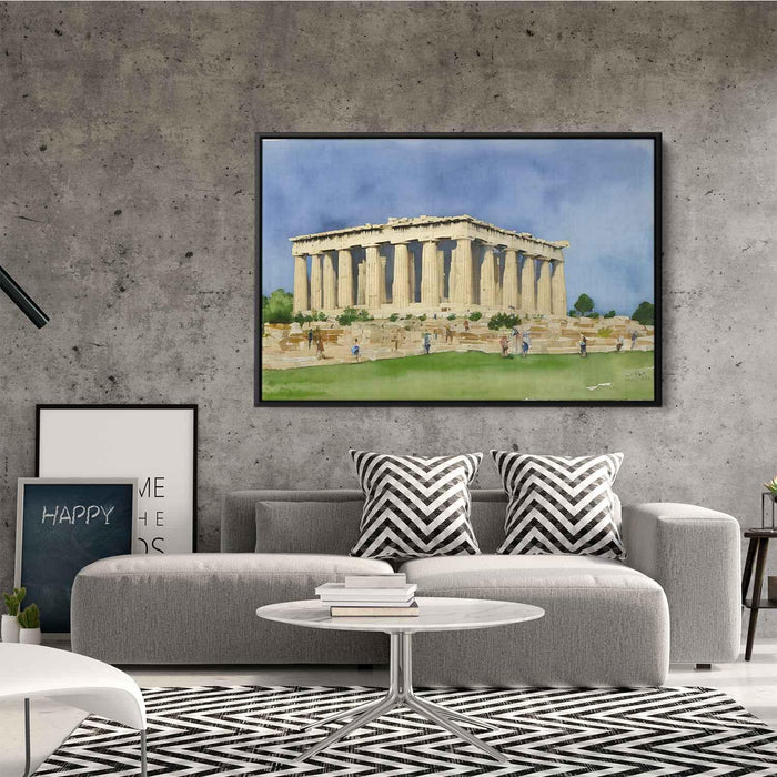 Watercolor Parthenon #111 - Kanvah