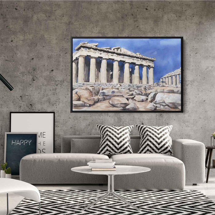 Watercolor Parthenon #117 - Kanvah