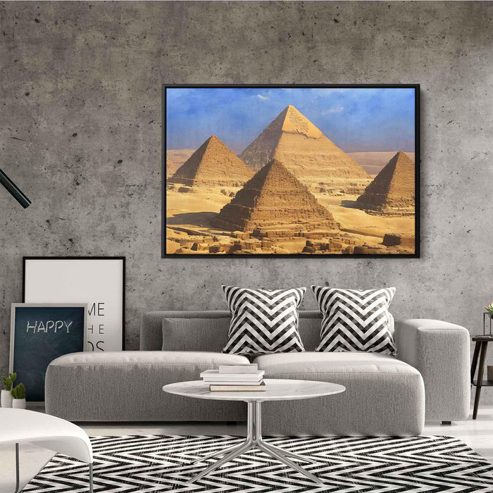 Watercolor Pyramids of Giza #117 - Kanvah