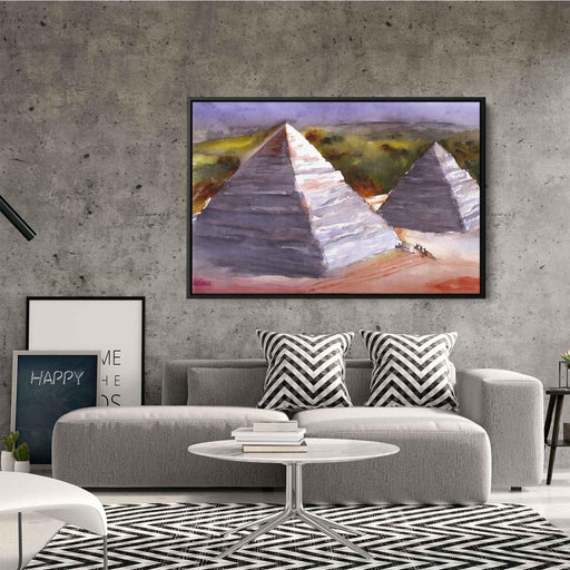 Watercolor Pyramids of Giza #118 - Kanvah