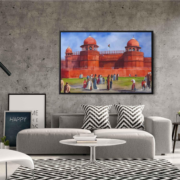 Watercolor Red Fort #126 - Kanvah