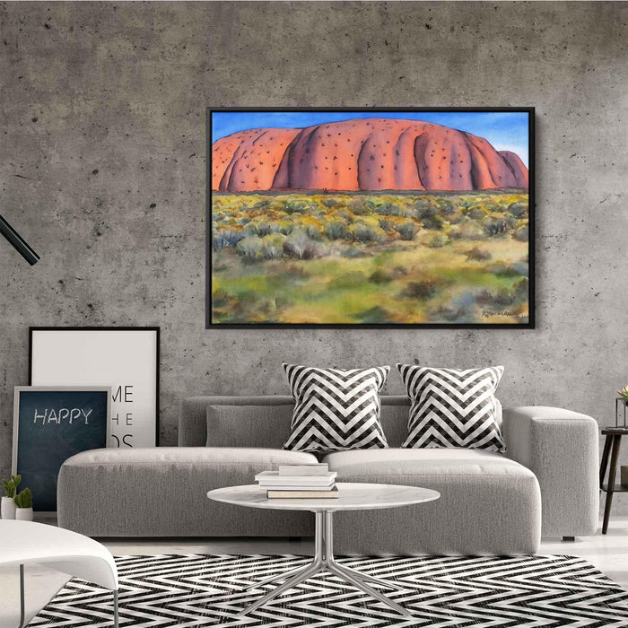 Watercolor Uluru #103 - Kanvah